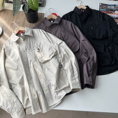 美式休闲防风防水工装夹克