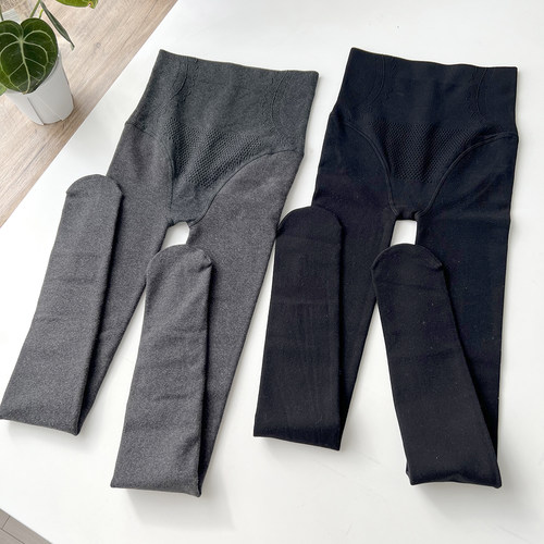 秋冬高腰收腹连裤袜 加绒保暖显瘦高弹力超柔打底裤