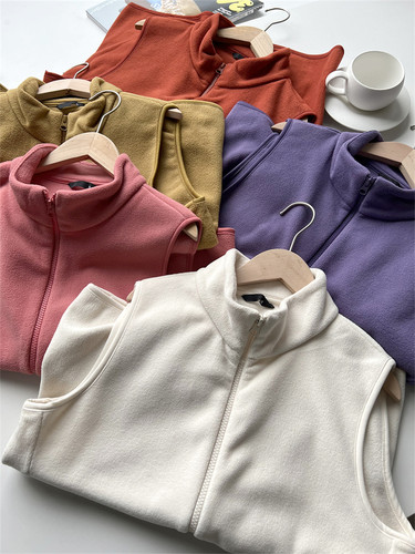 户外休闲百搭背心摇粒绒