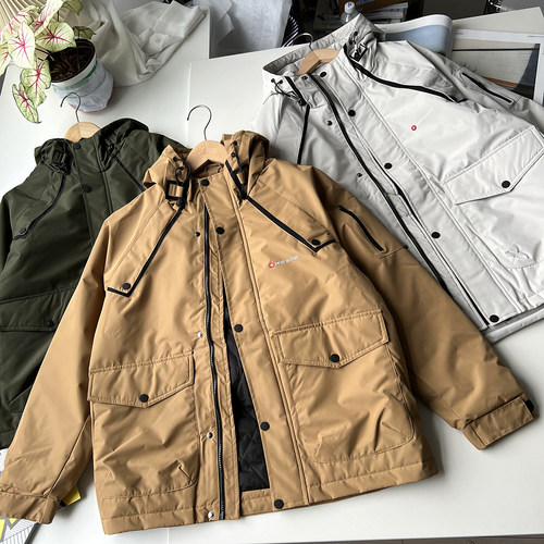 户外派克服男士工装防风保暖棉衣