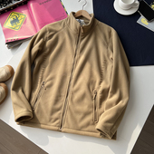 男士 立体裁剪 迪款 轻便型户外内胆摇粒绒保暖外套抓绒夹克