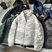 女装 北野U家 男装 空气棉服连帽外套休闲夹克25秋冬BY470118