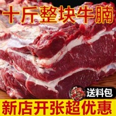 生鲜牛肉牛腩肉非牛腱肉黄牛肉类肉食现杀牛腿顺丰 10斤牛腩