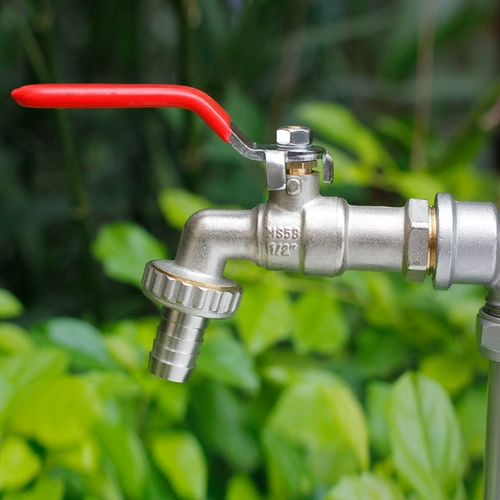 6 -Точка резьба полная медная водопроводная кран двойная мульти -функциональная стиральная машина быстрого подключения вода двойной заголовок и еще один в двух розетках