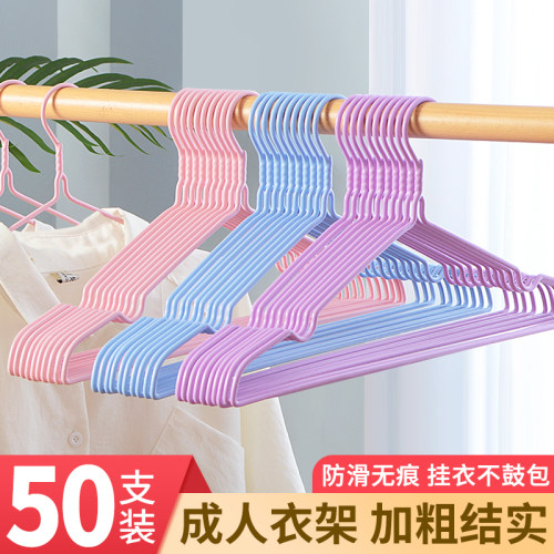 衣架加粗家用防滑无痕晾衣服架衣撑撑子儿童晒挂衣架子宿舍用学生