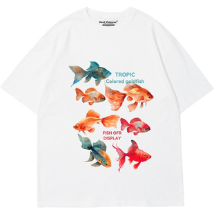 ulzzang宽松小众国潮慵懒风bf正肩中性款纯棉白色短袖t恤衫内搭夏