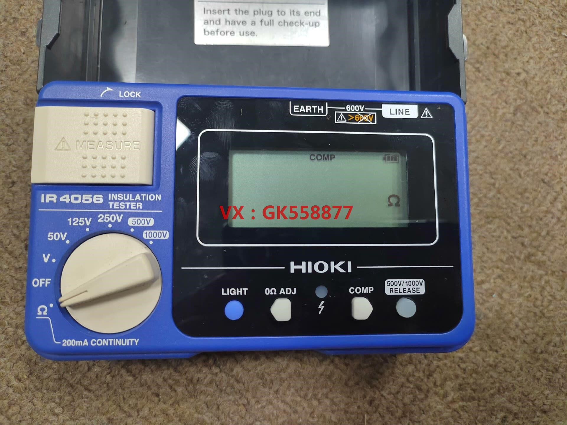 hioki日本日置兆欧表ir4056绝缘电阻测试仪数字电阻计