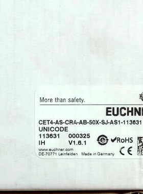 Euchner 113631 安士能开关 CET4-AS-C 议价