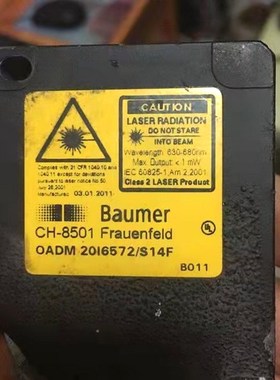 BAUMER OADM 20I6572S4F 激光测距传 议价