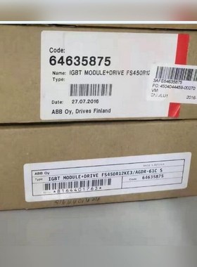 原装FS450R12KE3AGDR-61CABB带包装 议价