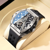 男士 2025年新款 布加迪手表德国新款 全自动机械表商务防水潮流送礼