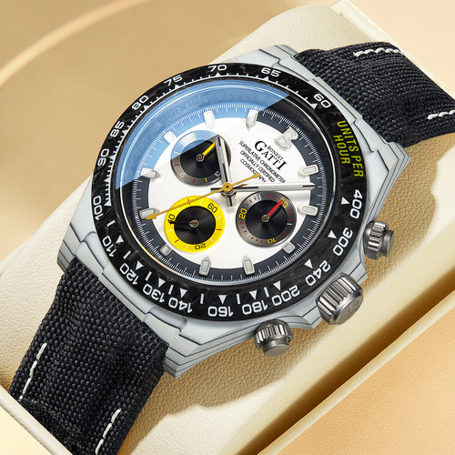 布加迪男士迪通拿多功能计时码表