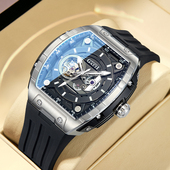 潮流镂空男士 布加迪手表 德国全自动机械表官方正品 腕表运动防水