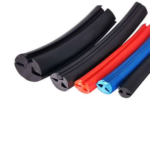 H型玻璃视窗固定控制柜配电箱镶嵌条三口胶条汽车橡胶压条密封条