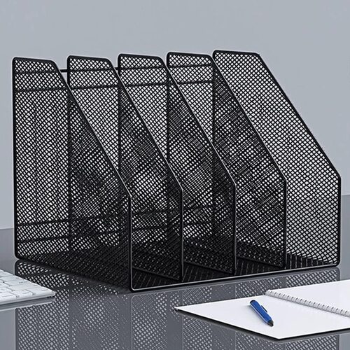 桌面金属文件收纳架置物架办公室桌上资料架工位文件架a3a4收