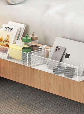 床头床上收纳床边置物架家用挂篮放衣服床尾隔板挂筐上铺宿舍