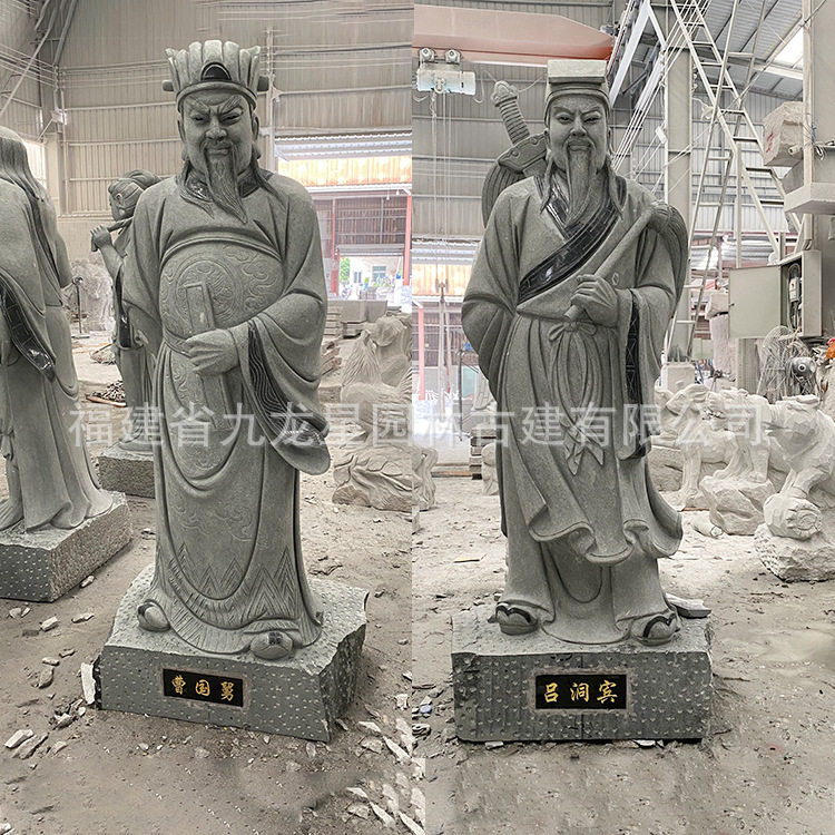 厂家直销石雕八仙过海人物雕像大型园林广场石材雕塑手工精雕石雕