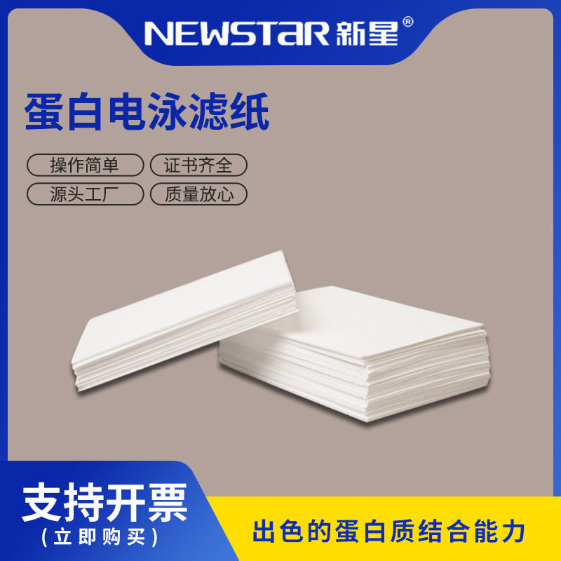 Newstar新星WB/转印滤纸蛋白电泳免疫滤纸7.5*10cm100张/包白色图片
