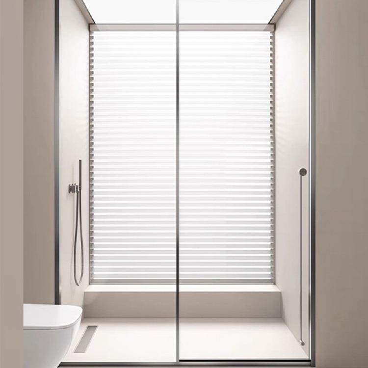 无障碍淋浴房全包框移门下沉卫生间玻璃隔断浴室干湿分离一字型窄