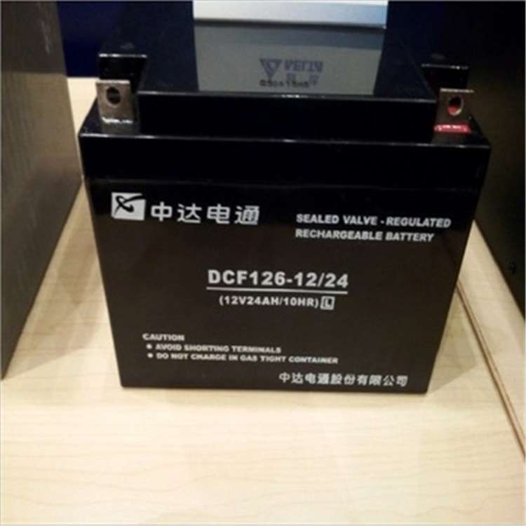 中达电通蓄电池DCF126-12/24/台达蓄电池12v24ah 直流屏UPS电源