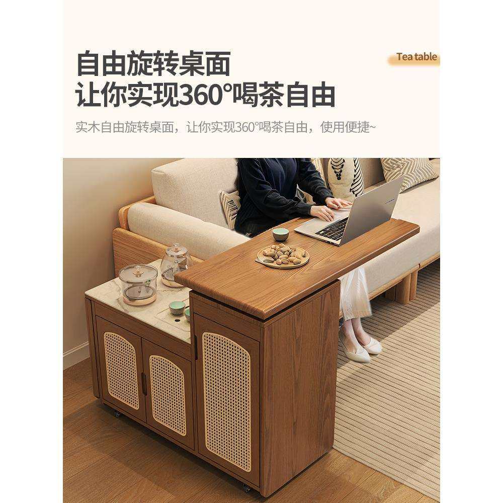 多功能茶水柜新中式泡茶桌岩板茶批移动茶台家用茶车实木茶几,鲜花速递/花卉仿真/绿植园艺,割草机/草坪机,淘宝优惠券,粉丝福利购,淘宝优惠卷