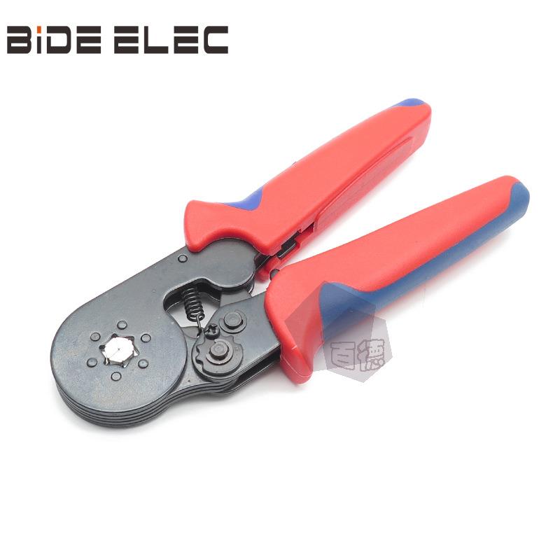 SA6-6C压后六边自调式管型端头压线钳E形针端头压接钳0.25-6平方