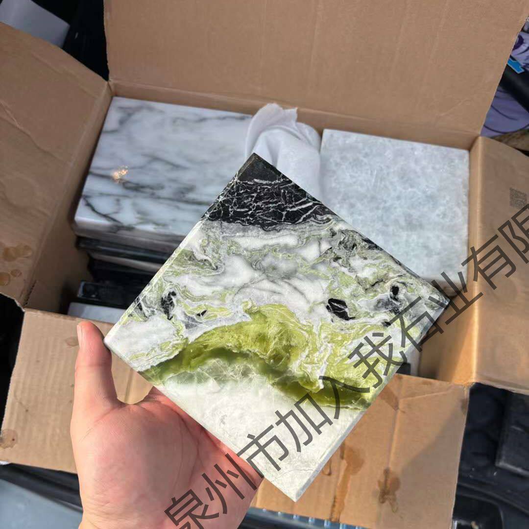 天然奢石小料大理石奢石样品样板边角料工程选料选材15*15样块