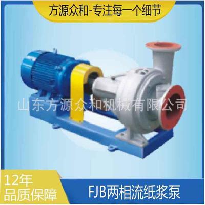 FJB两相流纸浆泵浆泵设备造纸设备造纸厂用制浆泵设备