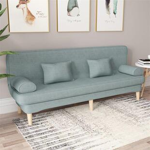 沙发小户型出租房沙发床两用可折叠双人简易网红客厅布艺懒人沙发