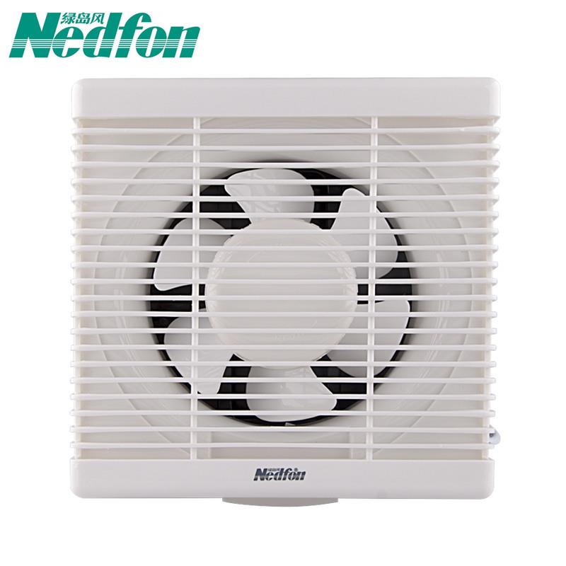 绿岛风卫生间隔墙排气扇排风扇百叶窗式换气扇6-12寸