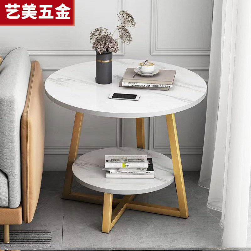 边几小桌子轻奢小茶几卧室迷你角几小圆桌欧式小茶几客厅边桌