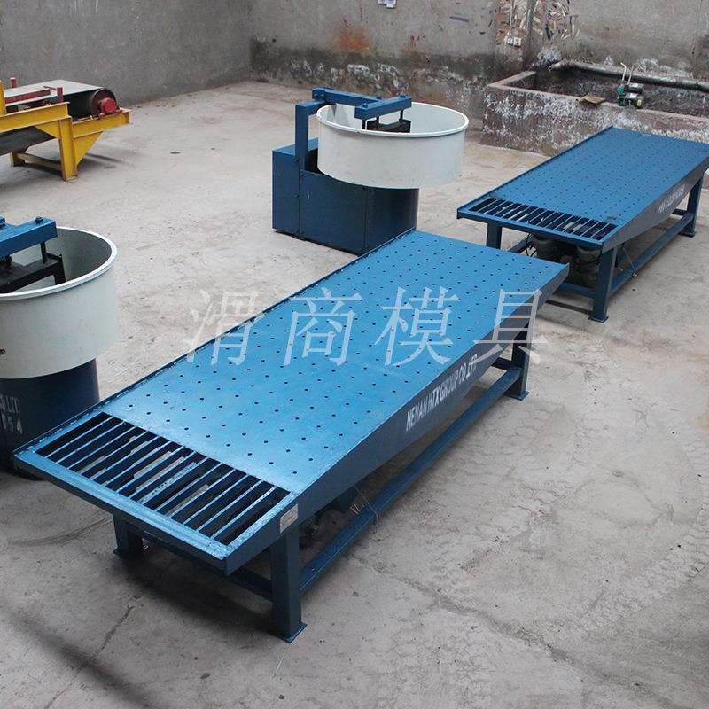 六边形水泥砖振动台3米水泥花砖生产振动台设备小型混凝土砖振台
