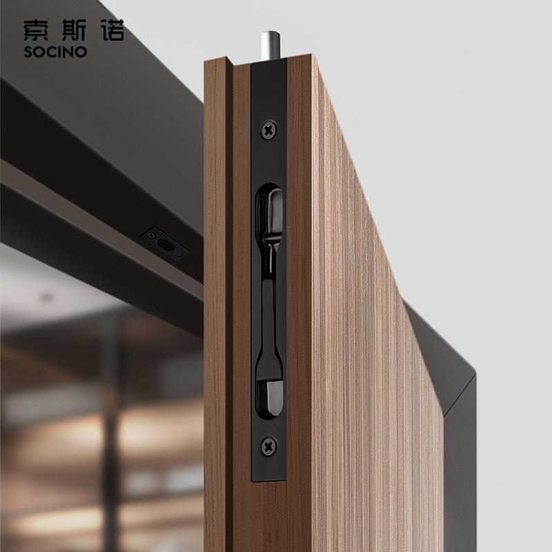 ll防盗子母门插销对开门天地插销家用门栓木门加长隐藏暗插