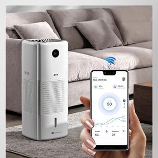 ZTK加湿器低音卧室婴儿上加水大容量智能恒湿落地蒸发X15Pro