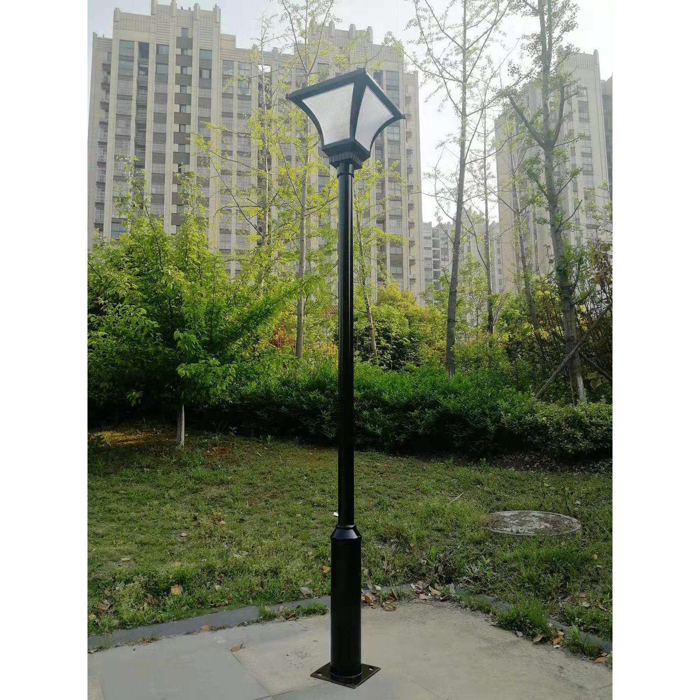 小区路灯灯罩户外防水高杆灯外壳配件室外老式景观庭院路灯头工厂