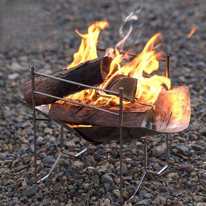 折叠火炉BC徒步露营玩火神器装备SOLO-A4野外轻量便携柴火炉