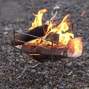 折叠火炉BC徒步露营玩火神器装备SOLO-A4野外轻量便携柴火炉