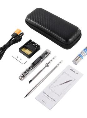 热销可调温SIO12Pro(T12-B2+TS-K)带工具包智能OLED电烙铁
