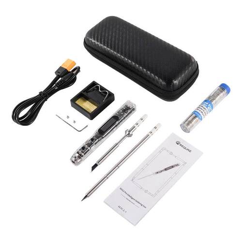 热销可调温SIO12Pro(T12-B2+TS-K)带工具包智能OLED电烙铁
