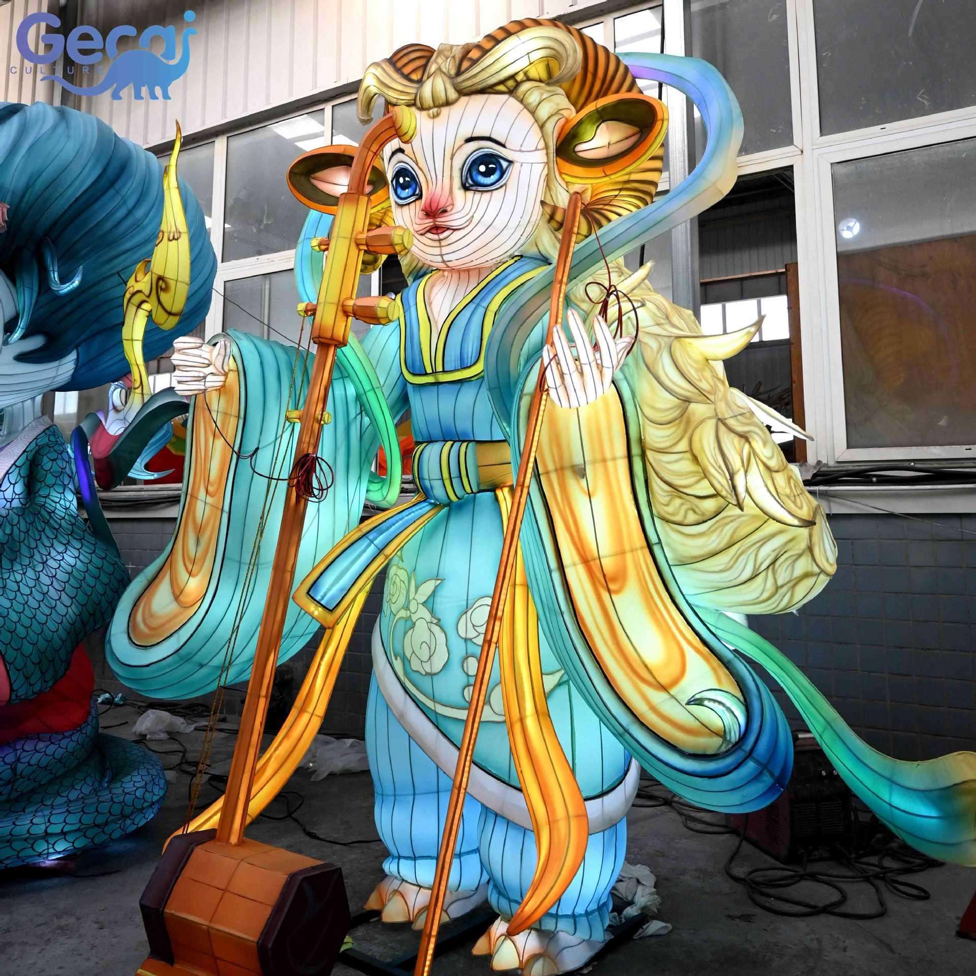 2025新春元宵灯会灯展国潮彩灯十二生肖动物花灯设计制作