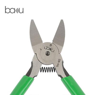 巴酷BA-622迷你电子钳剪线钳切割尖嘴钳斜嘴老虎钳Cr.V60C铬钒钢