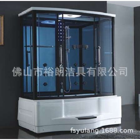 方形 智能浴缸蒸汽房 出口整体淋浴房 沐浴房 干湿分离整体卫生间