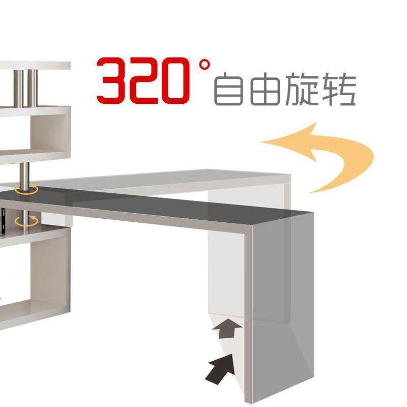 旋转电脑桌台式家用卧室桌子简易书柜一体转角书桌书架组合写字桌,鲜花速递/花卉仿真/绿植园艺,割草机/草坪机,淘宝优惠券,粉丝福利购,淘宝优惠卷