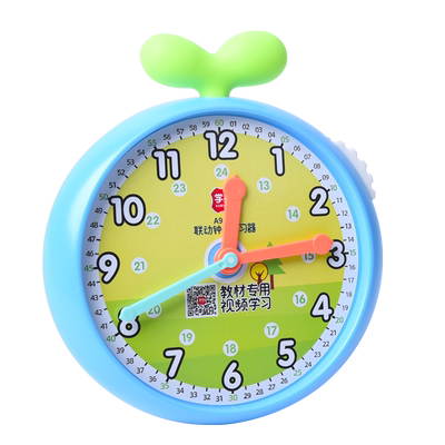知启三针联动24小时认识钟表教具