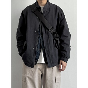 新款 ONUN 外套上衣春季 夹克日系宽松廓形长袖 复古水洗立领M51工装