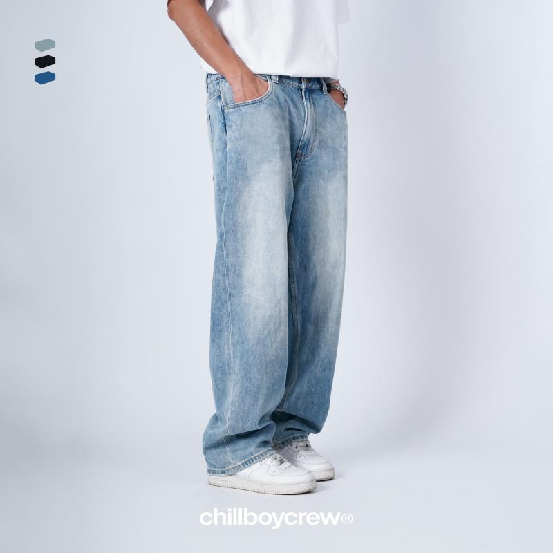 C11标准直筒微阔牛仔裤3代chillboycrew直筒牛仔裤CBC百搭神奇牛
