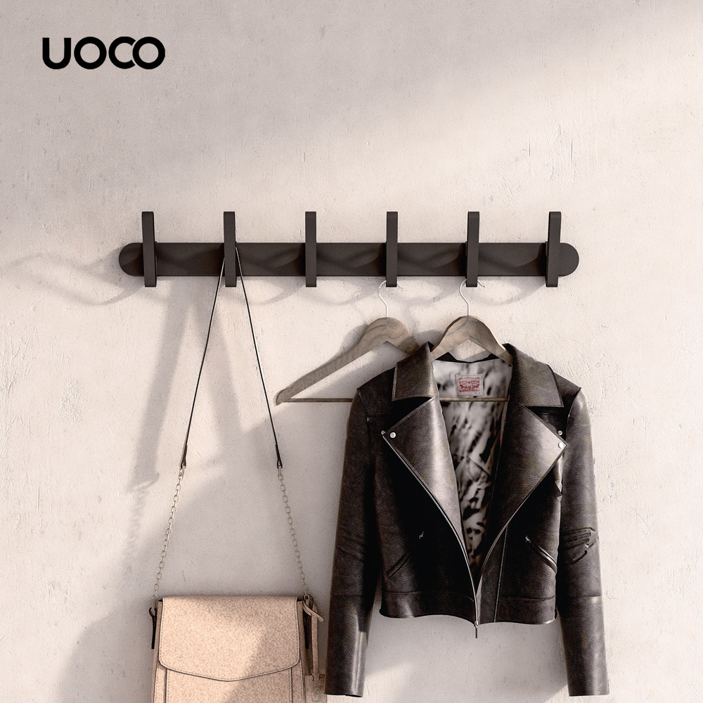uoco创意挂衣钩进门玄关衣柜墙壁