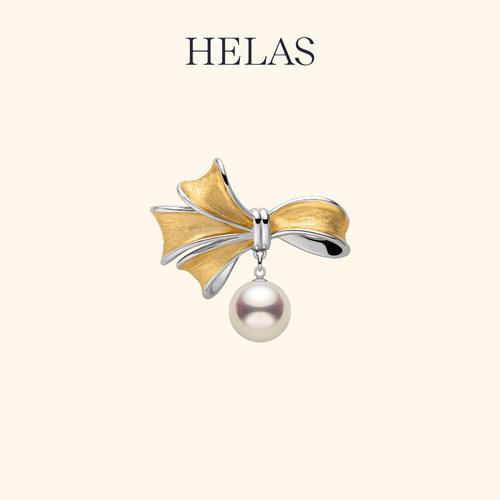 HELAS赫拉爱迪生珍珠S925银胸针