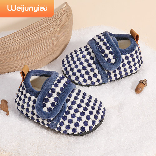 炜俊亿足儿童家居地板鞋冬季拖鞋