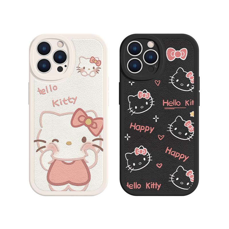 凯蒂猫适用iphone17/15手机壳新款13pro闺蜜苹果12mini粉色14promax女款11可爱xsmax创意8